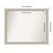 Romano Narrow Non-Beveled Custom Framed Bathroom Vanity Wall Mirror